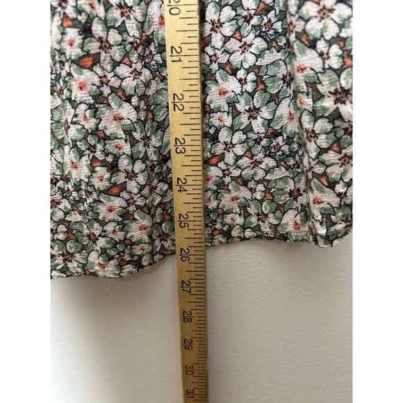 Knox Rose Top Shirt Womens Floral Flowy Boho Blouse Short Sleeve Size XL - Picture 3 of 7